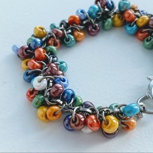 Beaded multicolour bracelet